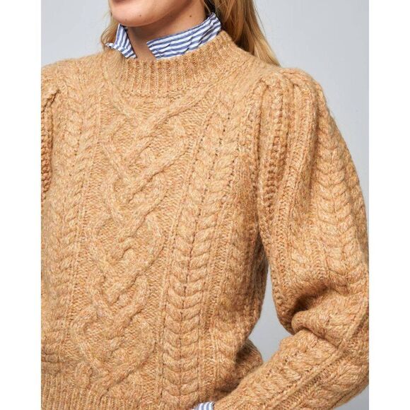 Isabel Marant Etoile Raith Chunky Cable Knit Sweater Sz 6 - Picture 3 of 9